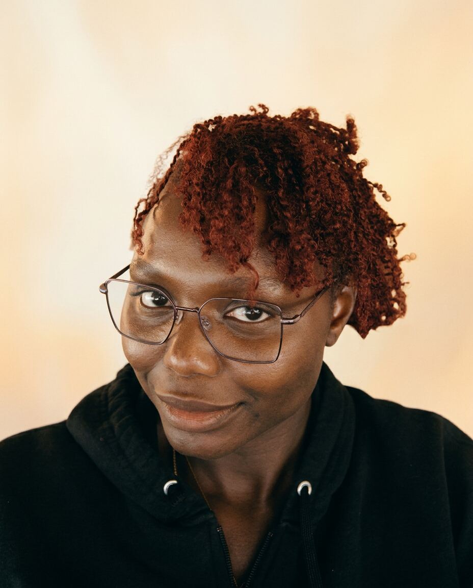 Founder's hair in May 2026, full curls after using Hair Nectar